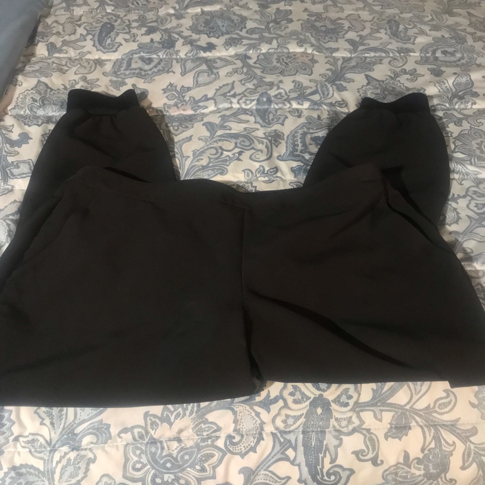Black joggers